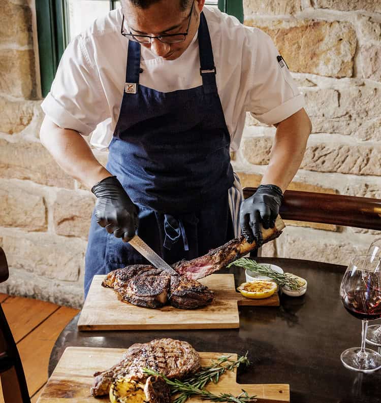 The heart of the grill at Kingsleys