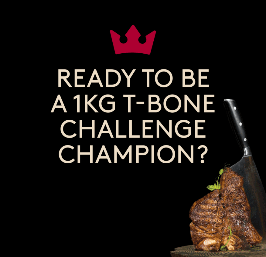 Kingsleys 1KG T-Bone Steak Challenge