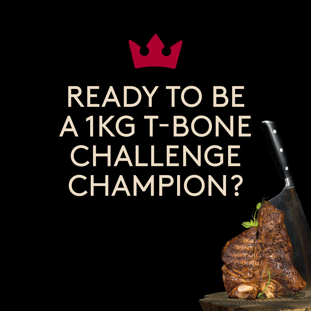 Kingsleys 1KG T-Bone Steak Challenge